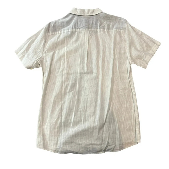 NWT Even Tide‎ Men's Kai Short Sleeve Linen Shirt Size Medium - Picture 4 of 4